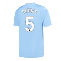 Fotbalové Dres Manchester City John Stones #5 Domácí 2023-24 Krátký Rukáv